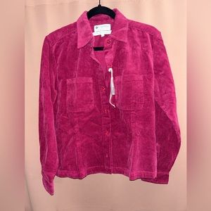 Corduroy Columbia button up NWT